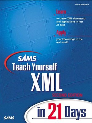 cover image of Sams Teach Yourself XML in 21 Days